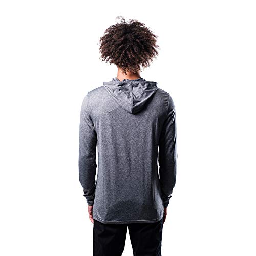 Ultra Game NBA Brooklyn Nets Mens Super Soft Lightweight Pullover Hoodie, Heather Charcoal , X-Large