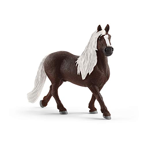 Schleich Farm World, Realistic Horse Toys for Girls and Boys, Black Forest Stallion Toy Figurine, Ages 3+