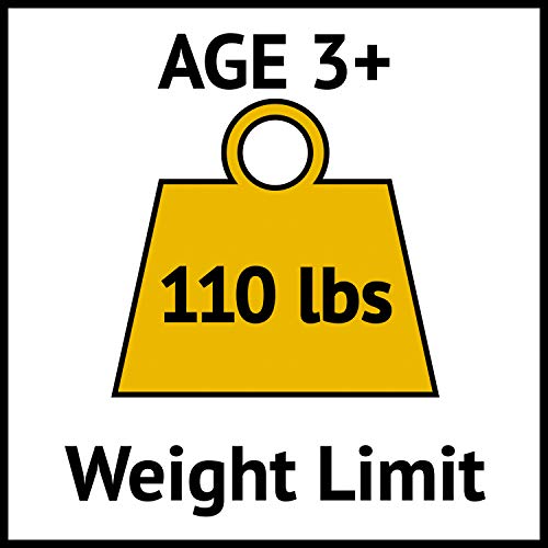 The Big Dig and Roll Big Dig Sandbox Digger Excavator Crane with 360° Rotation with Base, Great for Sand, Dirt and Snow | Steel Outdoor Play | Beach Toy | Yellow | Age 3+