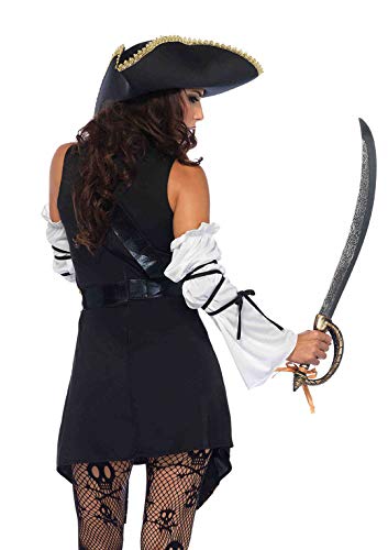 Leg Avenue Women's Costume, Black/Gold, Medium