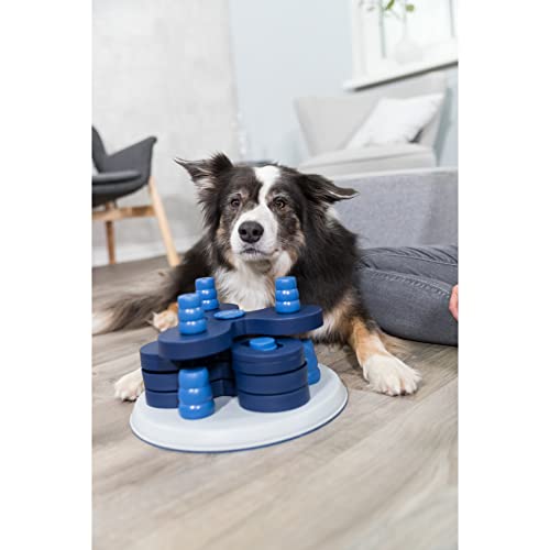TRIXIE Dog Activity Flower Tower Dog Puzzle Toy | Dog Treat Puzzle | Interactive Play | Enrichment Toys | Slow Feeder