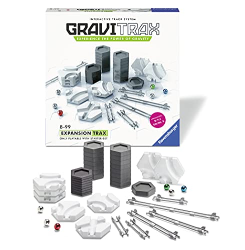 Ravensburger 27601 Gravitrax Trax Expansion Set Marble Run and STEM Toy For Boys and Girls Age 8 and Up - Expansion For 2019 Toy of The Year Finalist Gravitrax, Multi