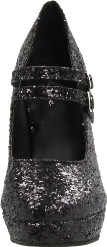 Ellie Shoes Women's 421-Jane-G Maryjane Pump,Black Glitter,9 M US