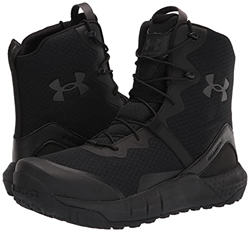 Under Armour Men's Micro G Valsetz Military and Tactical Boot, Black (001)/Black, 10.5