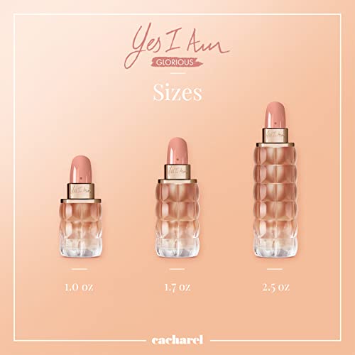 Cacharel Yes I Am Glorious Eau de Parfum Spray Perfume for Women, 2.5 Fl Oz.