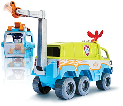 Paw Patrol Jungle Rescue PAW-Terrain Vehicle with Ryder and Animal Action Figures and Lights and Sounds (Amazon Exclusive) Kids Toys for Ages 3 and up