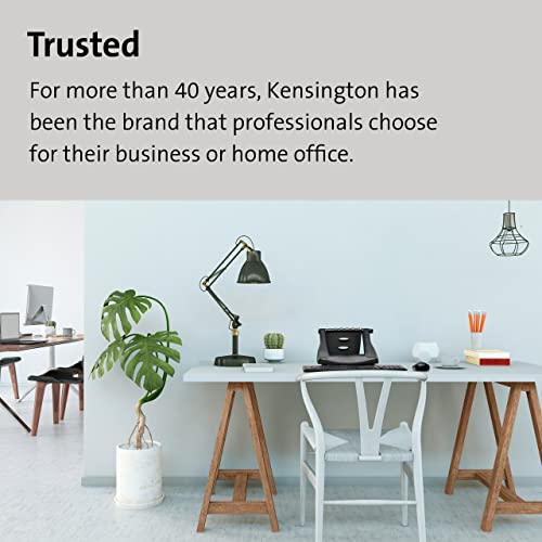 Kensington Easy Riser Portable Ergonomic Device Cooling Stand (12'-17') for Desktop, Chromebooks and Wacom Devices – Black (K52788WW)