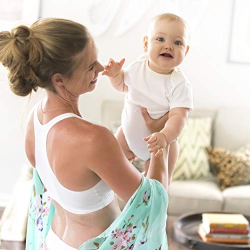 Medela Nursing Bra for Sleep and Breastfeeding, Crisscross Front, Racerback Bra, Four-Way Stretch Fabric, Easy to Care and Maintain, Oeko-Tex Certified, White, Small (Pack of 1)