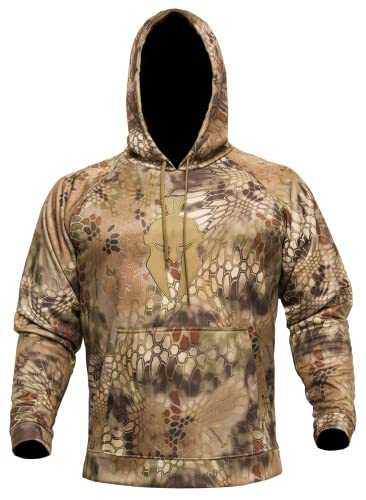 Kryptek Men's Standard TARTAROS Hoodie, Highlander/TAN, S