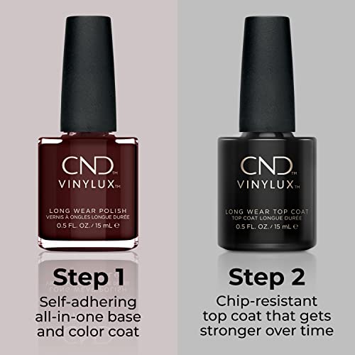 CND Vinylux Longwear Brown Nail Polish, Gel-like Shine and Chip Resistant Color, 0.5 Fl Oz