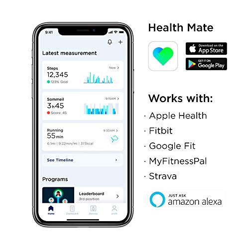 Withings Steel HR Sport Hybrid Smartwatch (40mm) - Activity, Sleep, Fitness and Heart Rate Tracker with Connected GPS, Smart Notifications, Water Resistant with 25-Day Battery Life