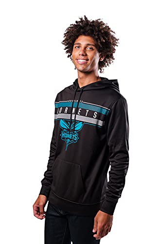 Ultra Game mens Poly Midtown NBA Men s Fleece Hoodie Pullover Sweatshirt, Black, X-Large US