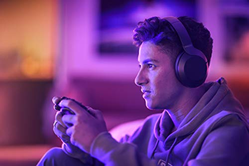 PHILIPS PH805 Active Noise Canceling (ANC) Over Ear Wireless Bluetooth Performance Headphones w/Hi-Res Audio, Comfort Fit and 30 Hours of Playtime (TAPH805BK)