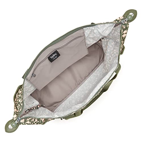 Kipling Women's Art Medium Tote Bag, Lightweight Large Weekender, Travel Handbag, Fresh Floral