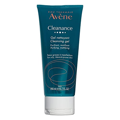 Eau Thermale Avene - Cleanance Cleansing Gel - Soap-Free Cleanser for Face and Body - For Blemish-Prone Skin - 6.7 fl.oz (Pack of 1)