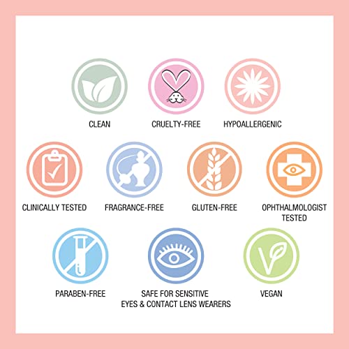 Physicians Formula Mineral Wear Diamond Mascara Clear Diamond, Dermatologist Tested, Opthahlamologist Approved, Sensitive Eyes