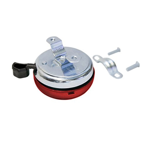 Firmstrong Classic Beach Cruiser Bicycle Bell, Red