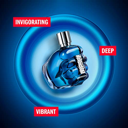 Diesel Sound of the Brave Eau de Toilette Spray Cologne for Men -Bison Grass Accord, Amber Woods and Juniper Essence