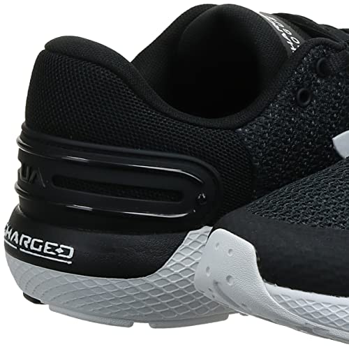 Under Armour Men's Charged Rogue 2.5, Black (001)/White, 8 M US