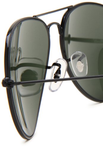 Ray-Ban Aviator Classic, Glossy Black/ Grey Green, One Size