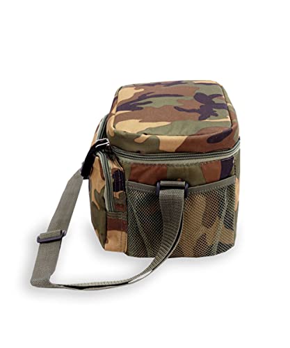 Everest Cooler/Lunch Pattern Bag, Woodland Camo, One Size,CB6P-CAMO