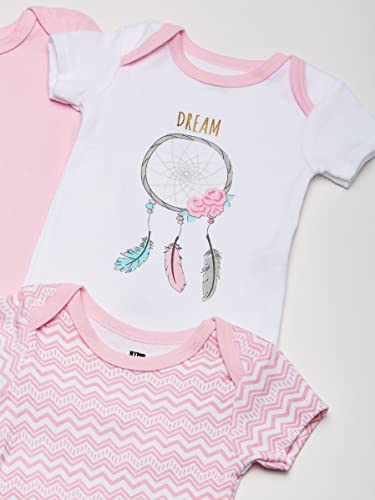 Hudson Baby Unisex Baby Cotton Bodysuits Dream Catcher, 3-6 Months