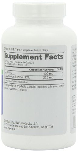 Roex Vitamins | L-Lysine | L-Proline | Muscle Maintenance and Recovery | Healthy Joints | Nutritional-Supplement | 120 Count