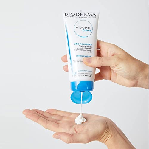 Bioderma - Atoderm Cream - Hydrating Body Cream for Normal to Dry Sensitive Skin, 6.7 Fl Oz