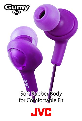 JVC HAFR6R Gumy Plus Headphones (Red)