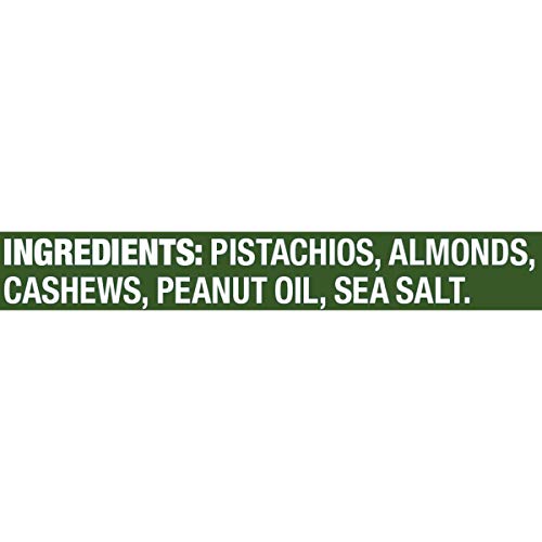 PLANTERS Deluxe Pistachio Mix, 1.15 lb. Resealable Canister - Deluxe Pistachio Mix: Pistachios, Almonds and Cashews Roasted in Peanut Oil with Sea Salt - Kosher, Savory Snack