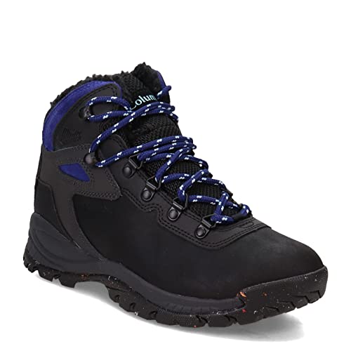 Columbia Women's Newton Ridge Plus Omni Heat, Black/Dark Sapphire, 10.5