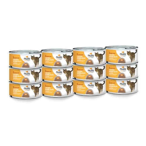 Nulo Freestyle Cat and Kitten Wet Pate Canned Cat Food, Premium All Natural Grain-Free, with 5 High Animal-Based Proteins and Vitamins to Support a Healthy Immune System and Lifestyle