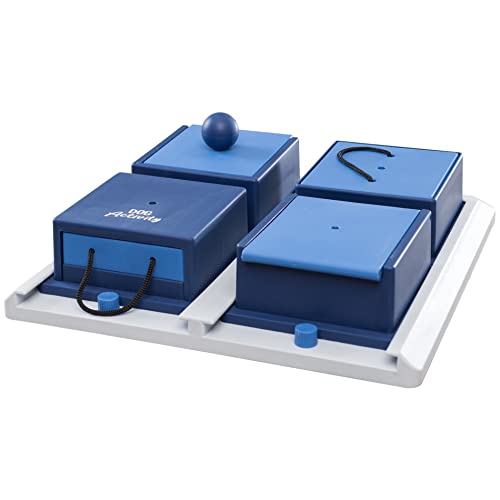 TRIXIE Dog Activity Poker Box 1 Dog Puzzle Toy | Dog Treat Puzzle | Interactive Play | Enrichment Toys | Slow Feeder