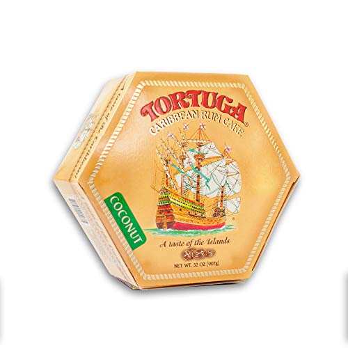TORTUGA Caribbean Coconut Rum Cake - 16 oz Rum Cake - The Perfect Premium Gourmet Gift for Gift Baskets, Parties, Holidays, and Birthdays