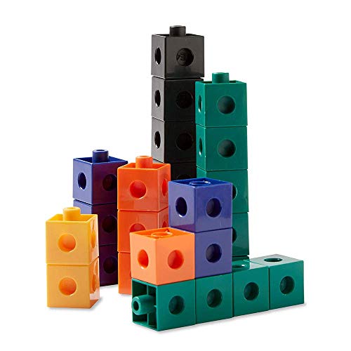 hand2mind Pop Cubes, Math Linking Cubes, Plastic Cubes, Snap Blocks, Color Sorting, Connecting Cubes, Math Manipulatives, Counting Cubes for Kids Math, Math Cubes, Math Counters (Set of 100)