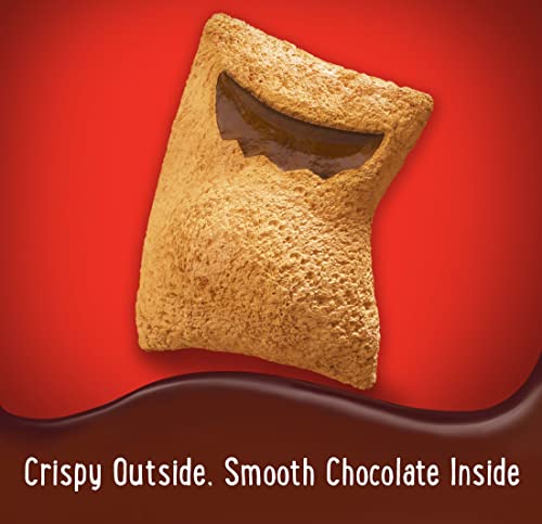 Krave Cold Breakfast Cereal Cups, 7 Vitamins and Minerals, Kids Snacks, Chocolate (12 Cups)