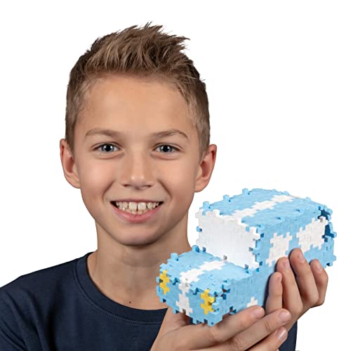 PLUS PLUS - Open Play Set - 300 Piece - Pastel Color Mix, Construction Building Stem Toy, Interlocking Mini Puzzle Blocks for Kids