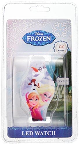 Disney Kids' FZN3630 Frozen Anna and Elsa Watch With Graphic Band