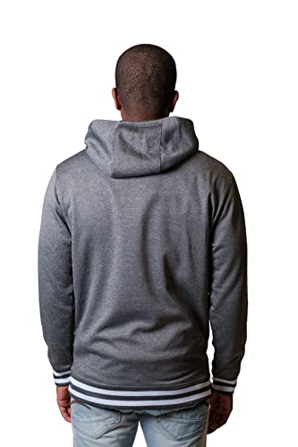 Ultra Game NBA Men's Soft Fleece Hoodie Sweatshirt Heather Gray Medium