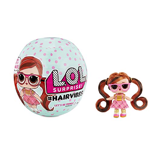L.O.L. Surprise! Hairvibes Dolls with 15 Surprises and Mix and Match Hairpieces