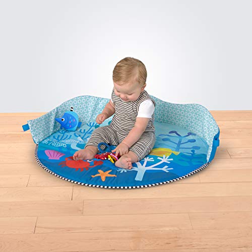 Baby Einstein Neptune Under The Sea Lights and Sounds Activity Gym and Play Mat, Ages Newborn+