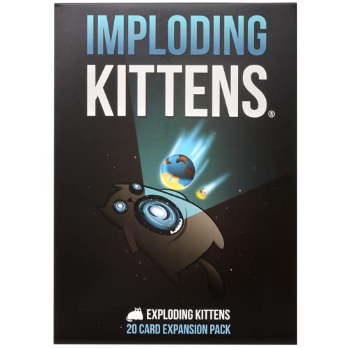 Imploding Kittens Expansion Set - A Russian Roulette Card Game, Easy Family-Friendly Party Games for Adults, Teens and Kids - 20 Card Add-on