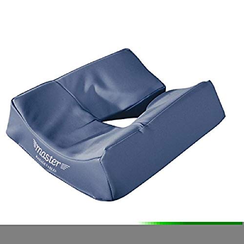 Master Massage Patented Memory Foam Ergonomic Dream Face Cushion Pillow Headrest, Royal Blue