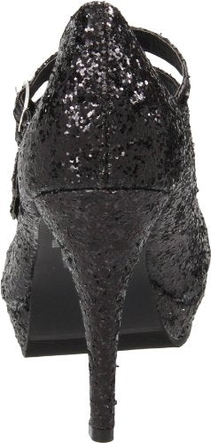 Ellie Shoes Women's 421-Jane-G Maryjane Pump,Black Glitter,11 M US