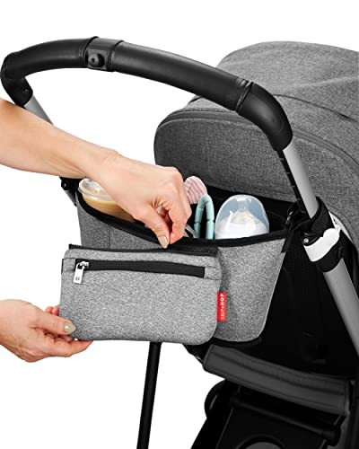Skip Hop Universal Stroller Organizer, Grab and Go, Heather Grey
