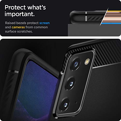 Spigen Rugged Armor Designed for Samsung Galaxy Note 20 5G Case (2020) - Matte Black