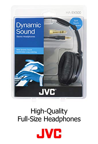 JVC HARX500 Full-Size Headphones (Silver)