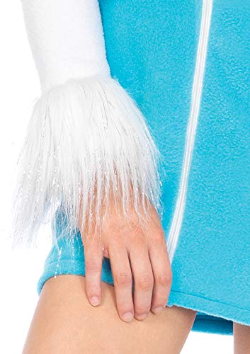 Leg Avenue Women's S Cozy Snowman, White, Small