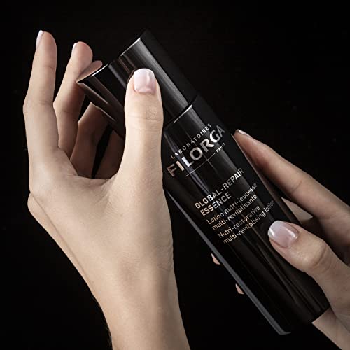 Filorga Global-Repair Intensive Anti Aging Face Serum, Skincare Treatment With Ceramides, Omegas, and Vitamins For Skin Firming, Wrinkle Reduction, and Complexion Evening, 1 fl. oz.