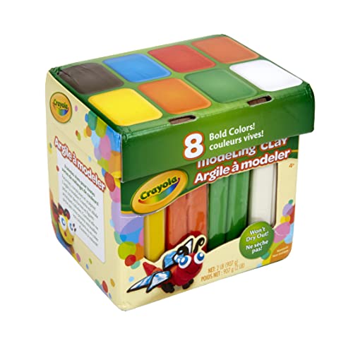 Crayola Modeling Clay in Bold Colors, 2lbs, Gift for Kids, Ages 4 and Up